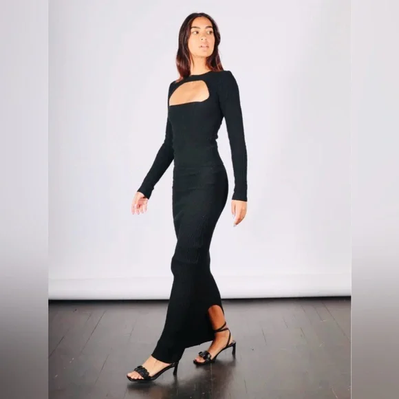 Remi Bader Black Cut out Dress - Picture 1 of 3